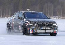 BMW M3: i primi test invernali dell'elettrica [Foto Spia]