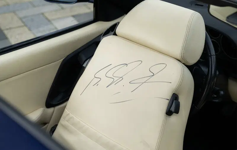 L'autografo di Schumacher