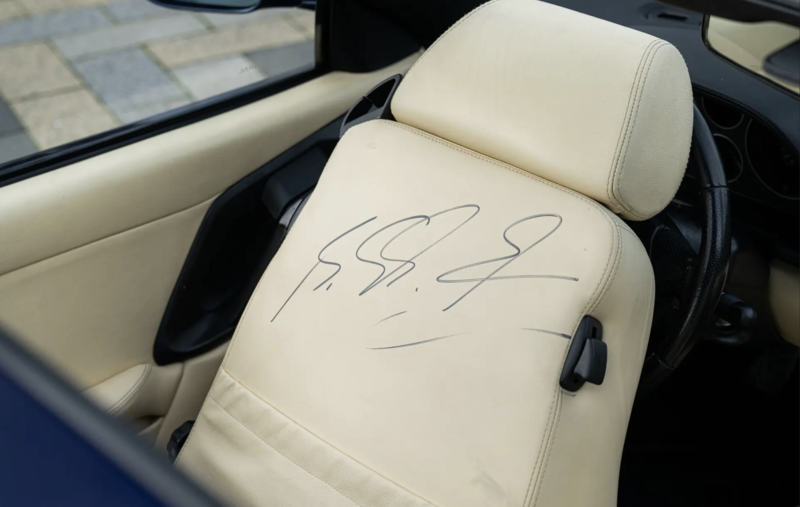 L&#039;autografo di Schumacher