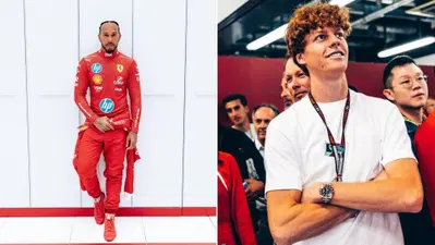F1. Anche Jannik Sinner folgorato da Lewis Hamilton in Ferrari: "Strano vederlo in rosso ma sar&agrave; una grande stagione per lui e Leclerc"