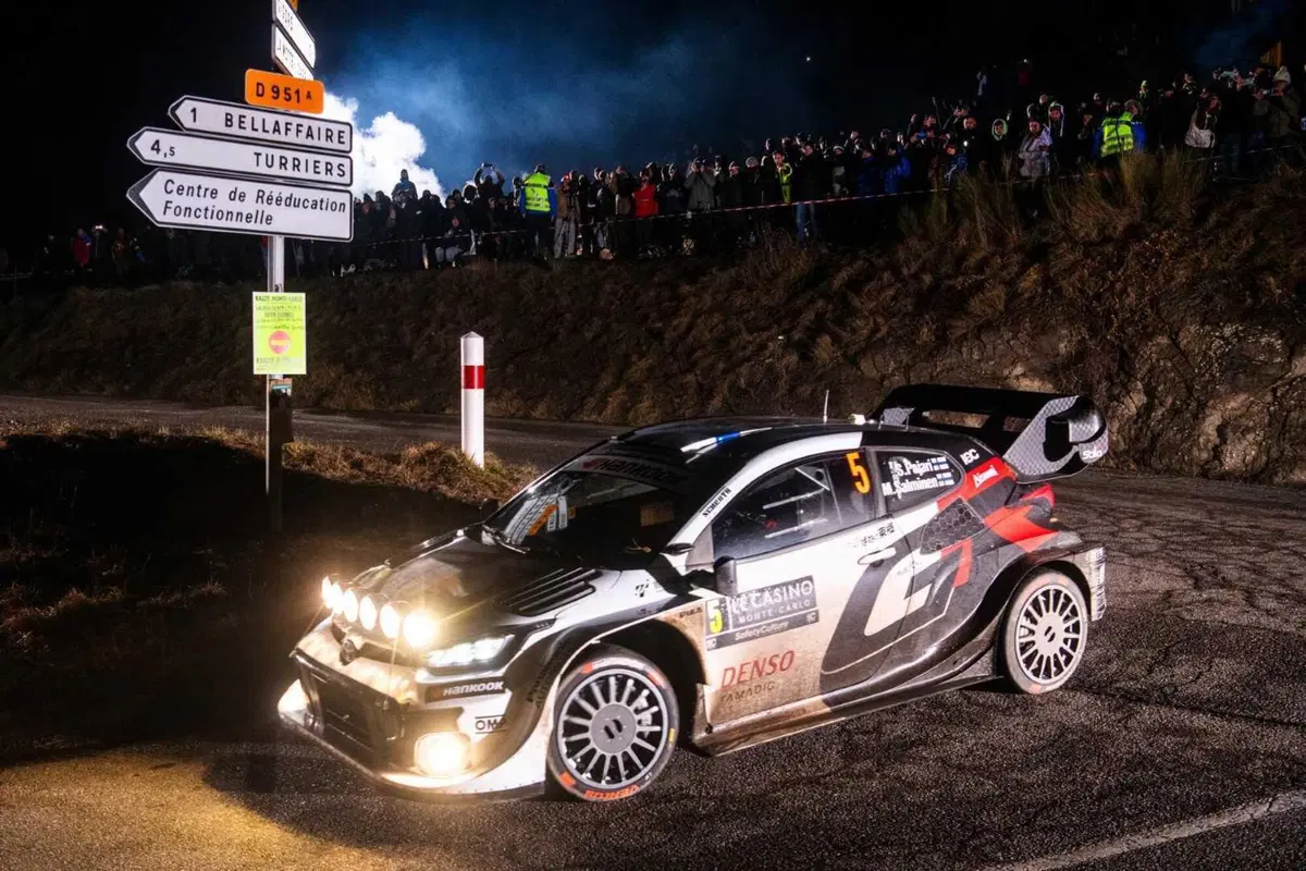 WRC25 Monte-Carlo D2. Ogier, Toyota, prima rischia e poi dilaga. Il Campione del Mondo in difficoltà (14)