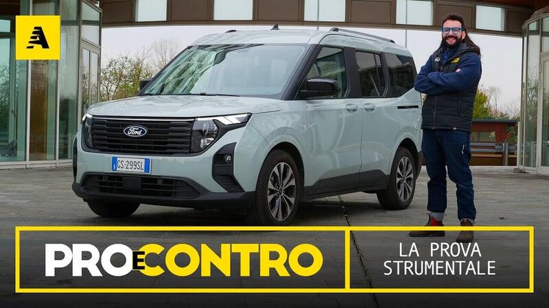 Ford TOURNEO COURIER (furgoncino con orgoglio!) PROVA STRUMENTALE - PRO e CONTRO [VIDEO]