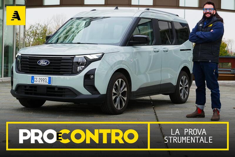 Ford TOURNEO COURIER (furgoncino con orgoglio!) PROVA STRUMENTALE - PRO e CONTRO [VIDEO]