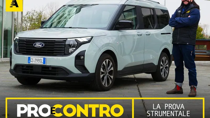 Ford TOURNEO COURIER (furgoncino con orgoglio!) PROVA STRUMENTALE - PRO e CONTRO [VIDEO]