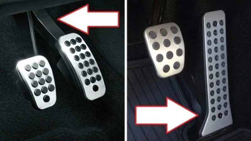 Cose di auto che dividono il mondo: l'acceleratore fissato in alto o in basso?