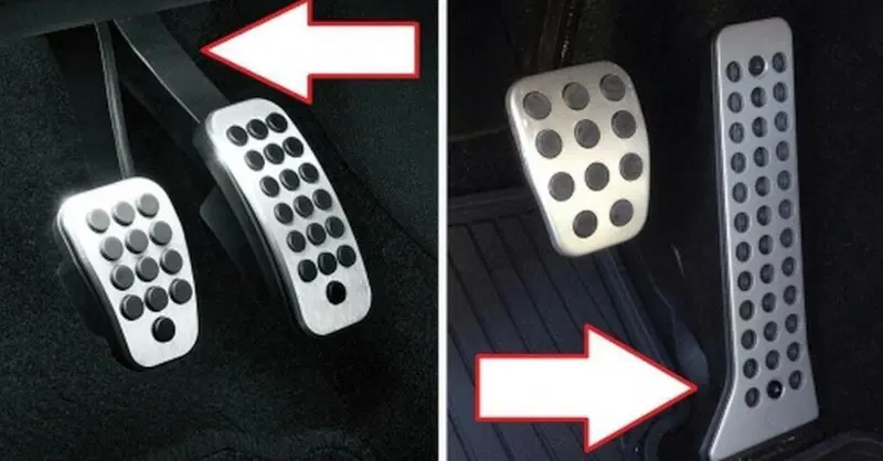 Cose di auto che dividono il mondo: l'acceleratore fissato in alto o in basso?