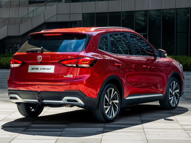 Il design posteriore della MG ZS Hybrid+