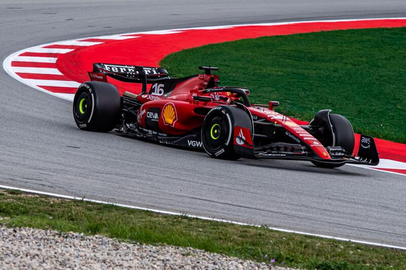 Charles Leclerc a bordo della SF-23, Gran Premio di Spagna 2023