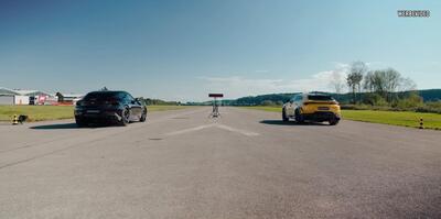 Lamborghini Urus Scatenato ABT vs Ferrari Purosangue, la drag race [VIDEO]