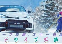 La Toyota GR Yaris cringissima nel video di drift sulla neve