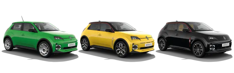 Gli allestimenti della nuova Renault 5: Evolution - Techno - Iconic Cinq
