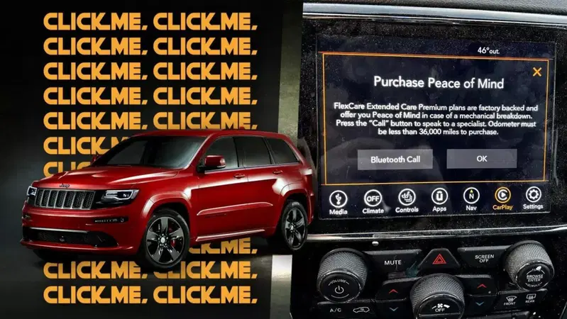 Pubblicit&agrave; sullo schermo dell'auto: Stellantis inizia da Jeep in USA
