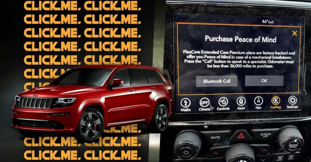 Pubblicit&agrave; sullo schermo dell'auto: Stellantis inizia da Jeep in USA