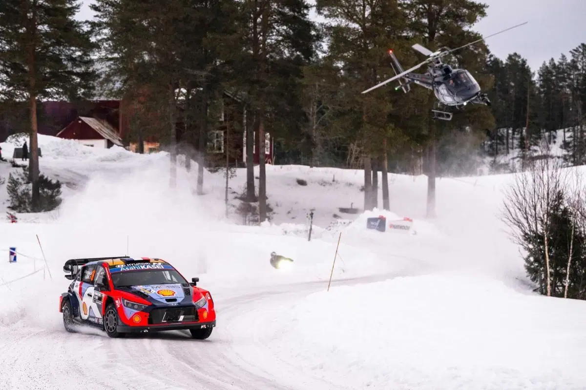 WRC25 Svezia d2. Tanak, Katsuta, Evans sul filo del rasoio (15)