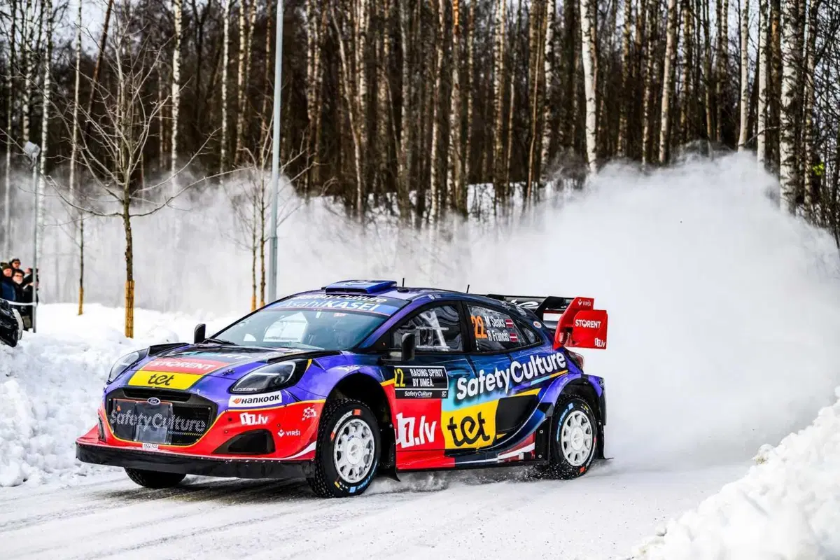 WRC25 Svezia d2. Tanak, Katsuta, Evans sul filo del rasoio (27)