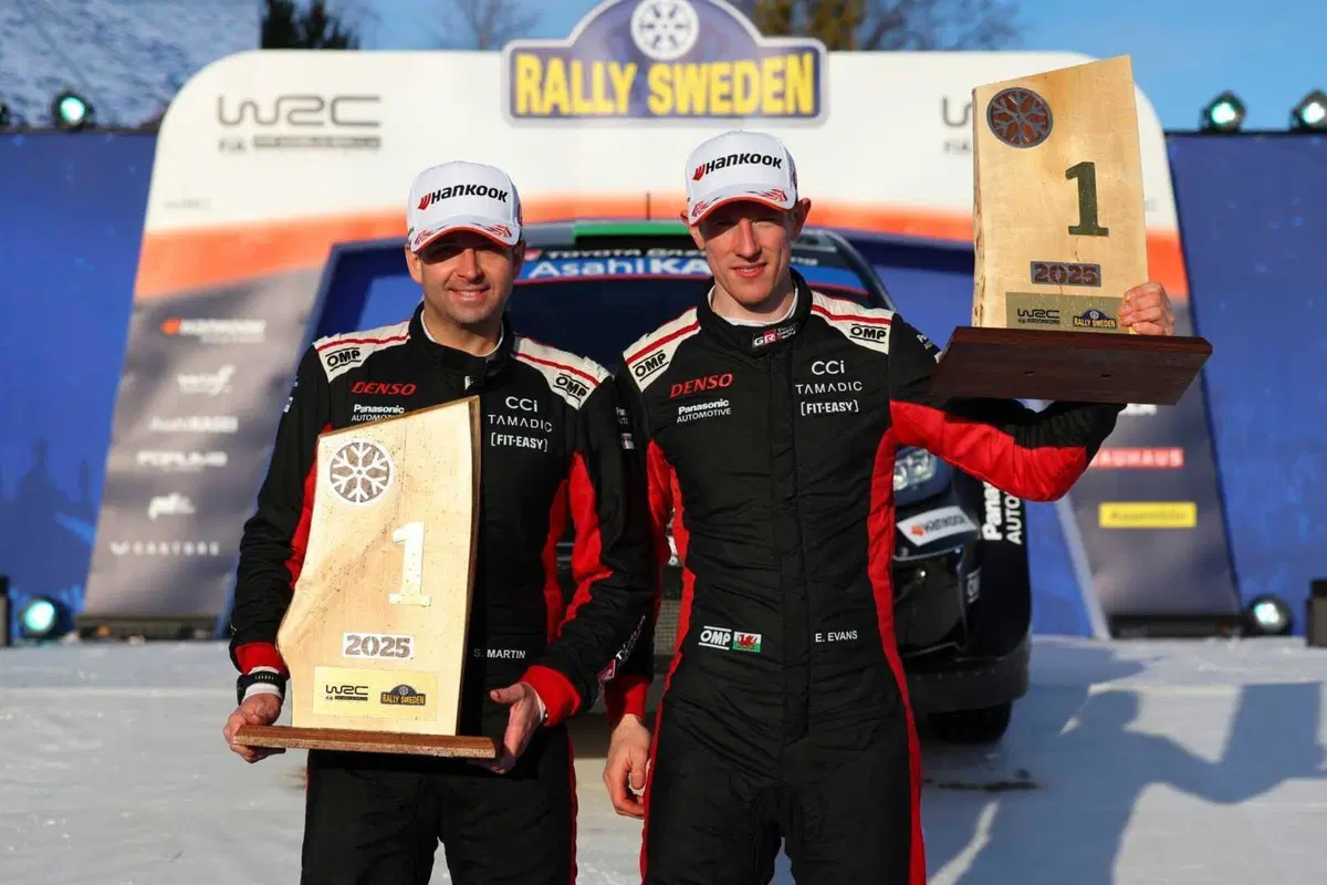 WRC25 Svezia. Evans batte Katsuta, doppietta Toyota. Neuville a podio (5)