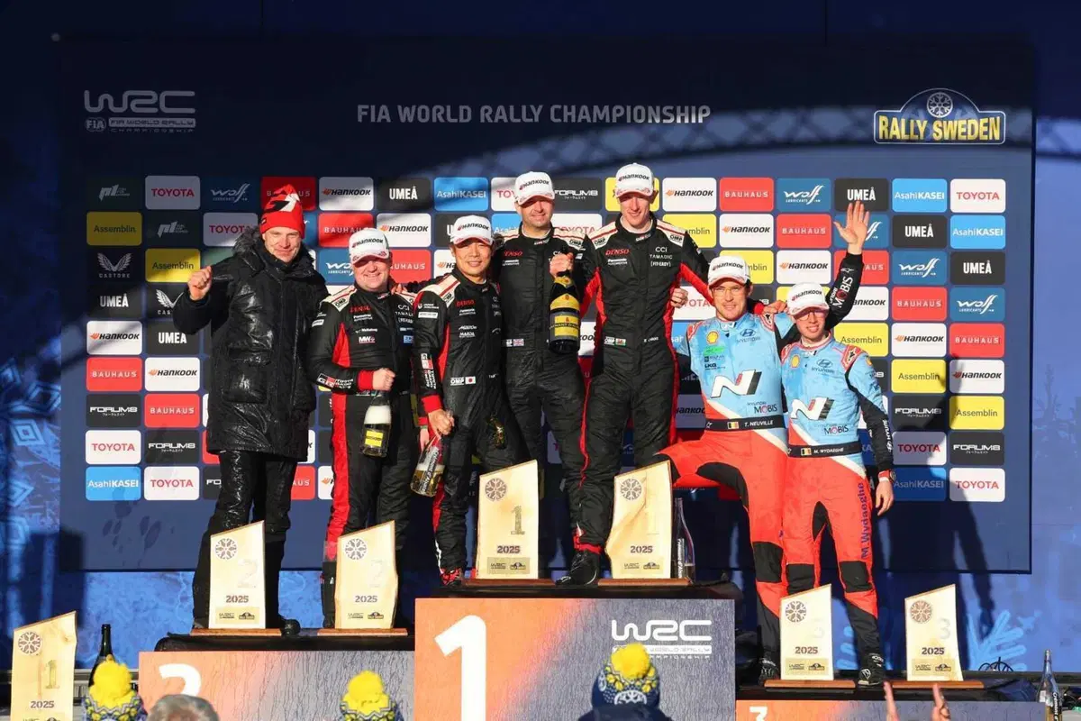 WRC25 Svezia. Evans batte Katsuta, doppietta Toyota. Neuville a podio (4)