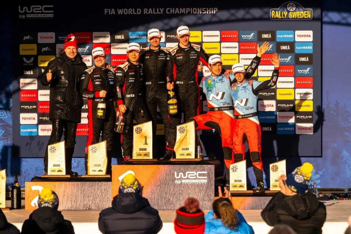 WRC25 Svezia. Evans batte Katsuta, doppietta Toyota. Neuville a podio