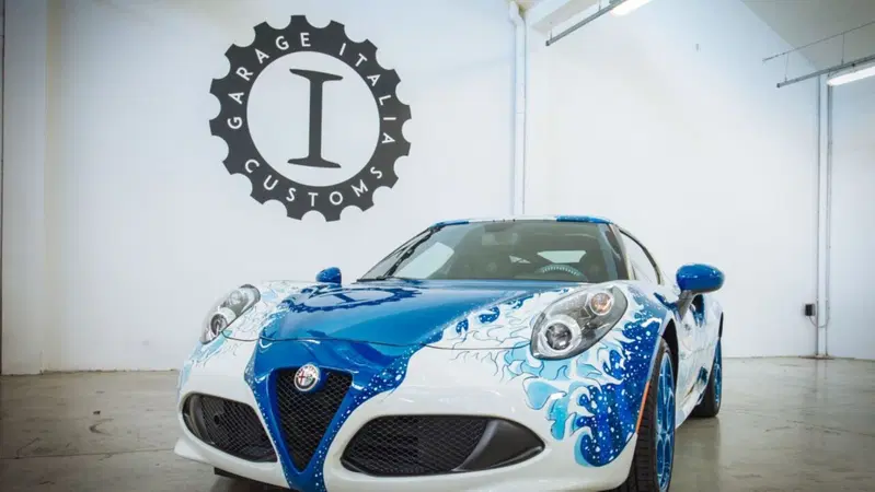 Alfa Romeo 4C Hokusai: arte giapponese, ingegneria italiana