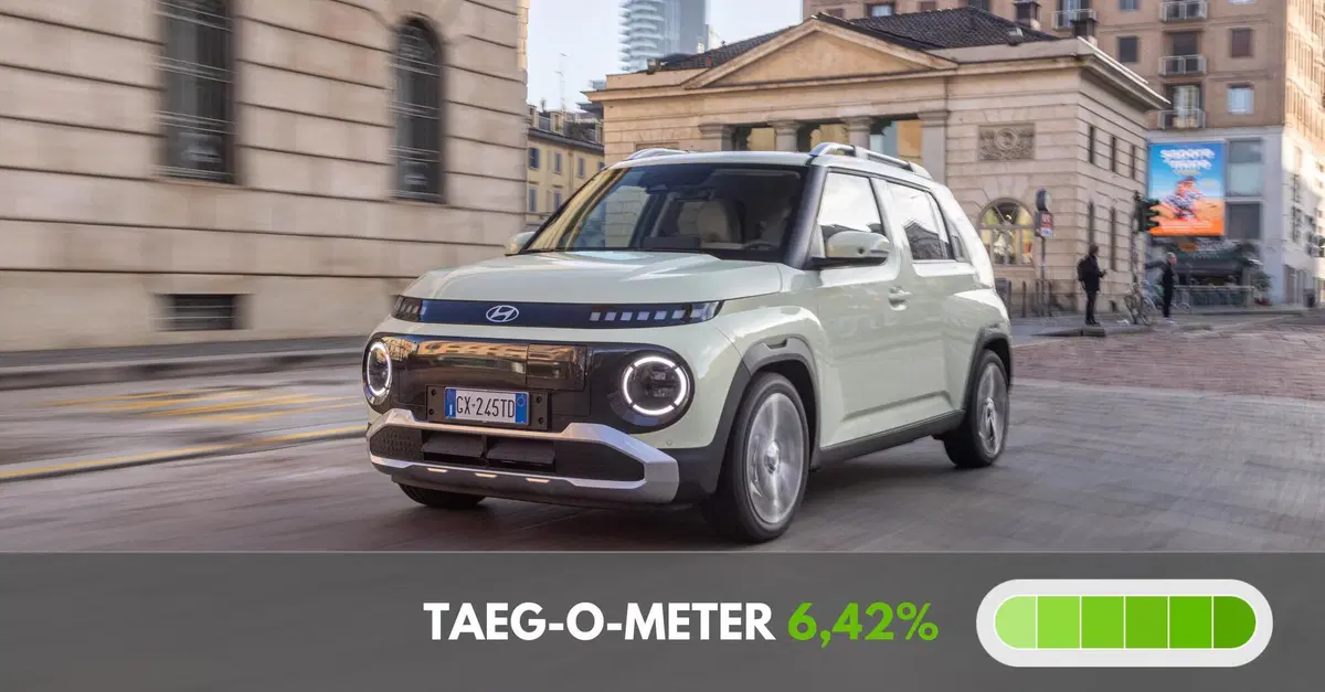 Hyundai Inster l'antagonista di Grande Panda in offerta