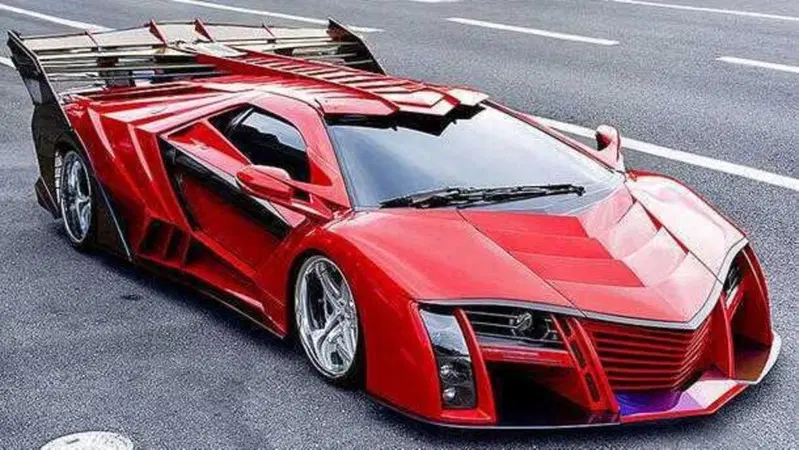 Sembra un manga, ma purtroppo qui sotto c'&egrave; una Lamborghini