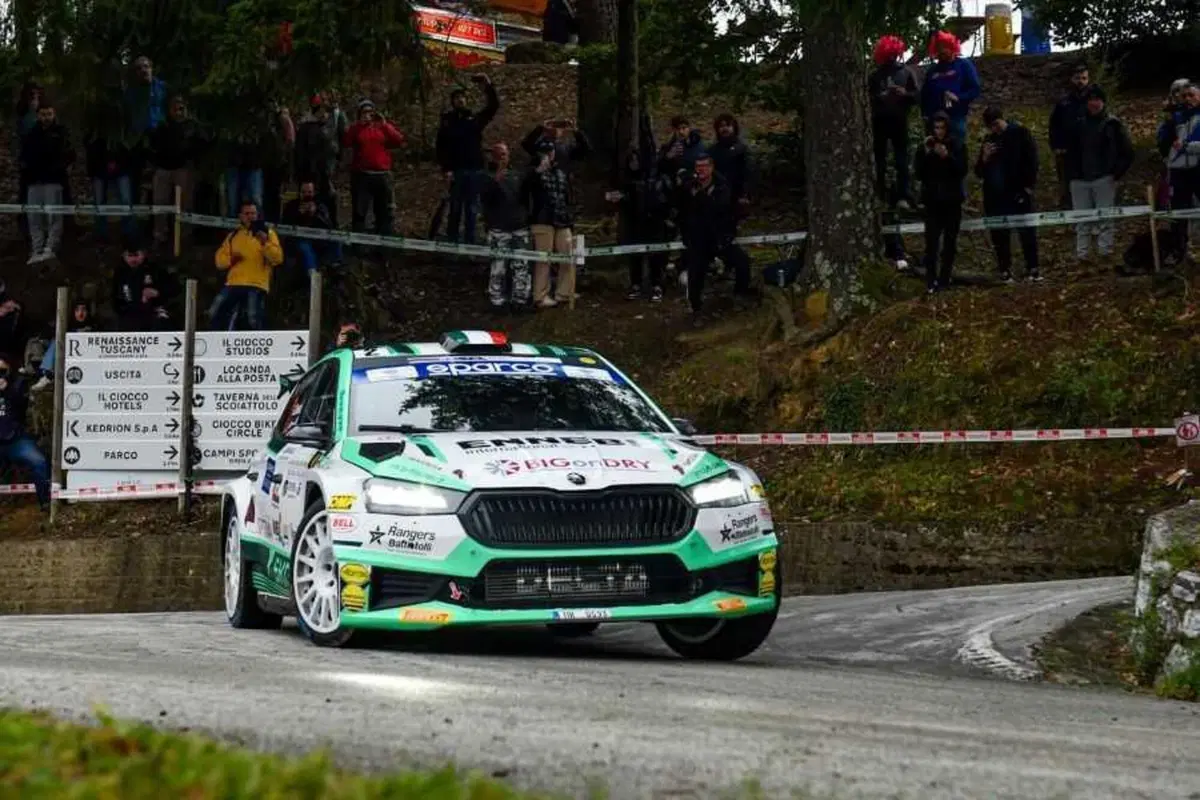 Italiano CIAR Sparco. Basso-Granai, Skoda: Il Ciocco al fotofinish (2)