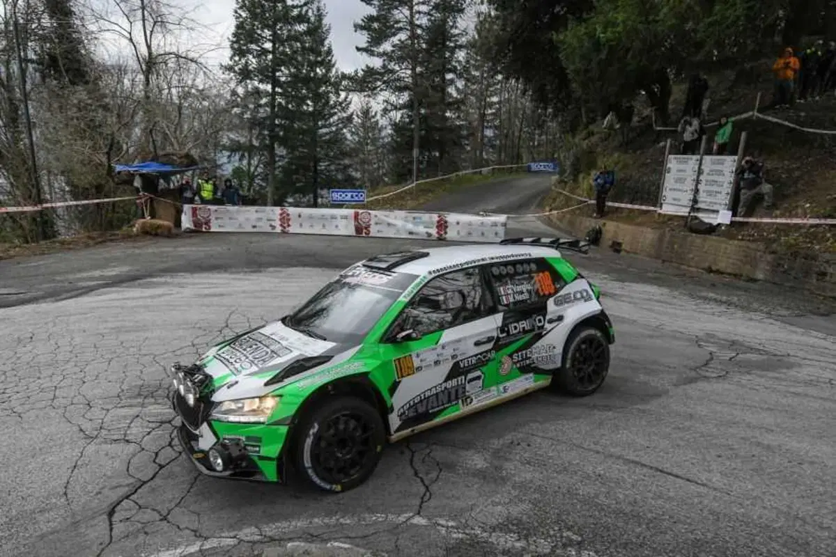 Italiano CIAR Sparco. Basso-Granai, Skoda: Il Ciocco al fotofinish (8)