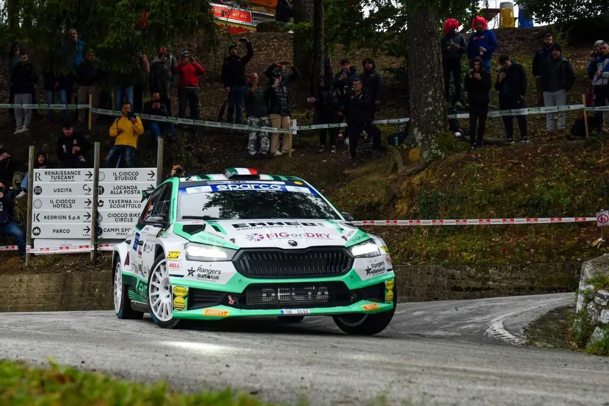 Italiano CIAR Sparco. Basso-Granai, Skoda: Il Ciocco al fotofinish (22)