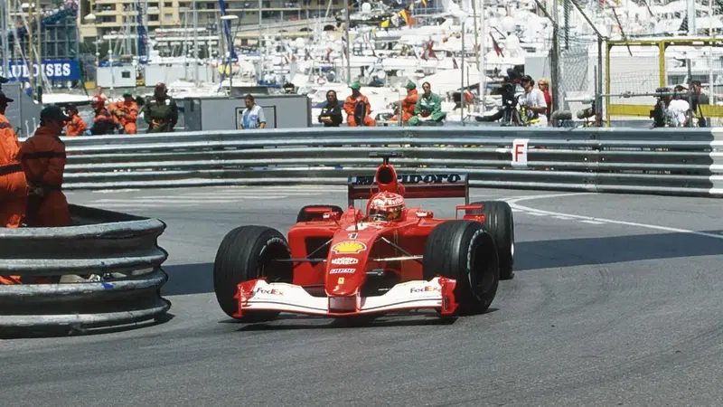 F1: la Ferrari F2001 di Schumacher rivive durante il GP di Monaco