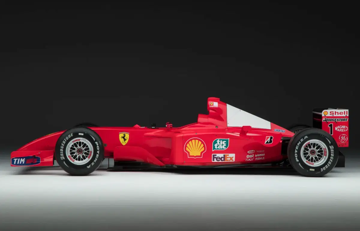 La Ferrari F2001 di Schumacher all’asta durante il GP di Monaco (2)
