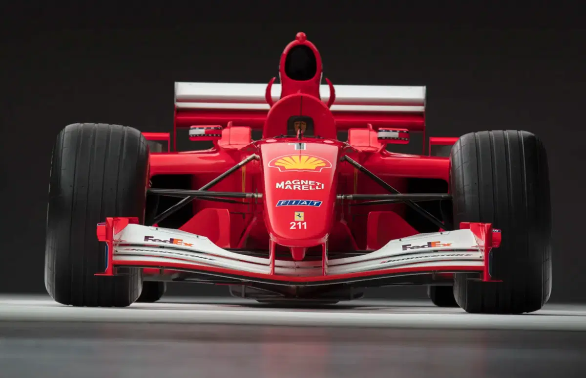 La Ferrari F2001 di Schumacher all’asta durante il GP di Monaco (4)
