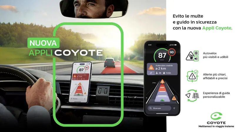 Coyote si rilancia in Italia, ma copre quasi tutta l'Europa, percorsi e autovelox in evidenza
