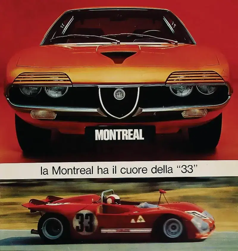 La Montreal in una pubblicit&agrave; dell'epoca