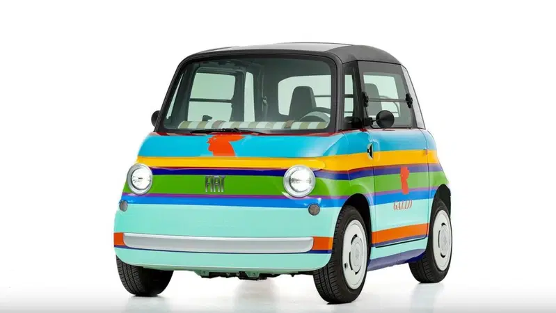 Fiat Topolino e GALLO: mai pi&ugrave; auto (e calze) grigie alla Milano Design Week