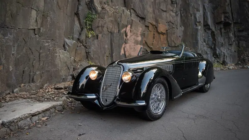 Alfa Romeo 8C 2900B, la spider del 1939 all'asta