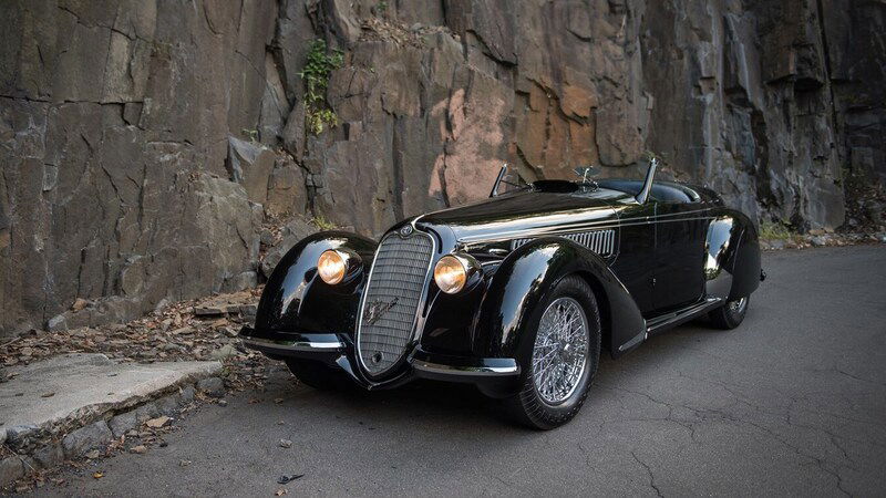 Alfa Romeo 8C 2900B, la spider del 1939 all&#039;asta