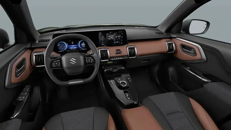 La plancia della suziki e-vitara