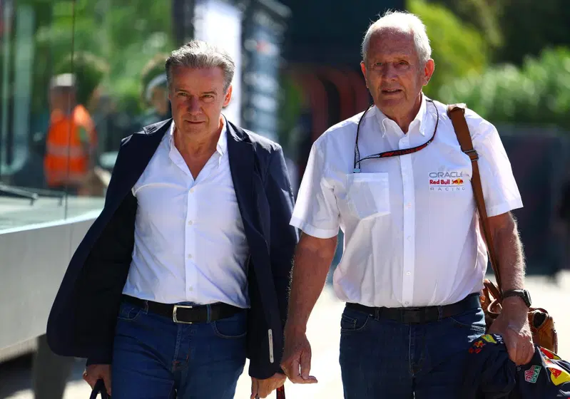 Raymond Vermeulen ed Helmut Marko