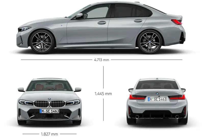 Dimensioni della nuova BMW Serie 3 G20