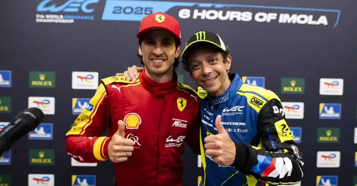 6H di Imola: pole Ferrari in Hypercar, ma &egrave; Valentino Rossi l&rsquo;eroe di casa in LMGT3
