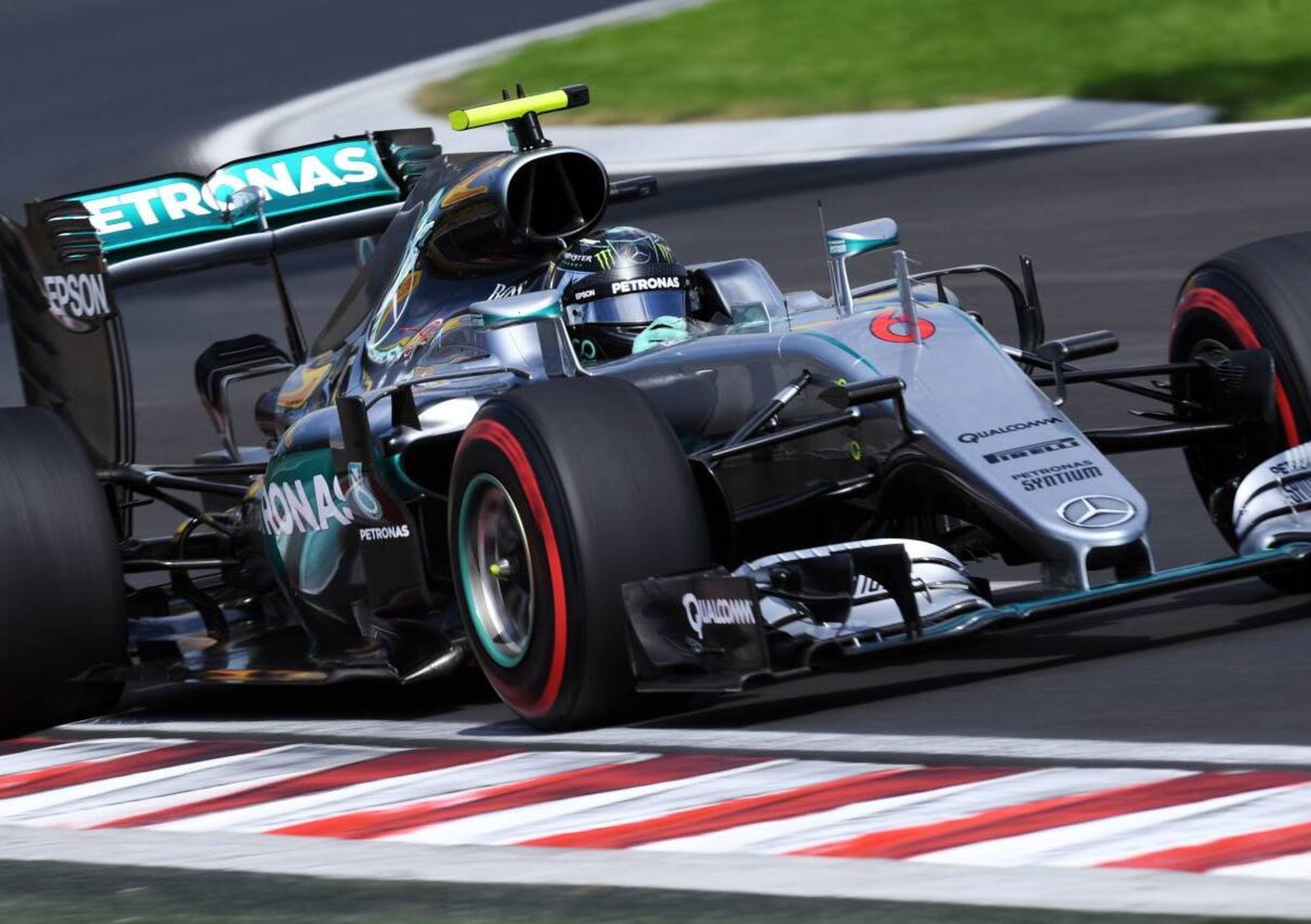 F1, Gp Ungheria 2016, FP2: Rosberg al top, incidente per Hamilton