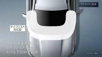 Subaru ha l'airbag che salva i ciclisti (oltre ai pedoni) 