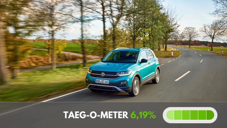 L'offerta per Volkswagen T-Cross &egrave; duplice e parte da 99 euro al mese