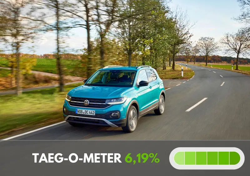L'offerta per Volkswagen T-Cross &egrave; duplice e parte da 99 euro al mese