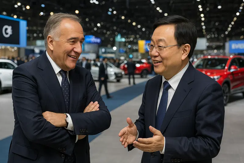 Alfredo Altavilla e Wang Chuanfu (BYD) - AI