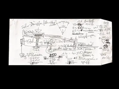 Il motore pi&ugrave; complesso del mondo &egrave; nato da un disegnino su un pezzo di carta 