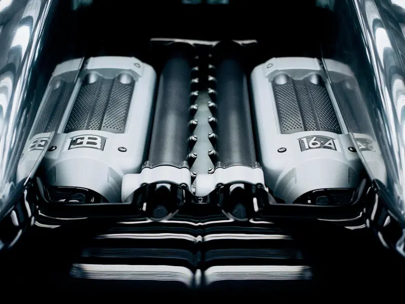 Il motore W16 della Bugatti Veyron e della Chiron