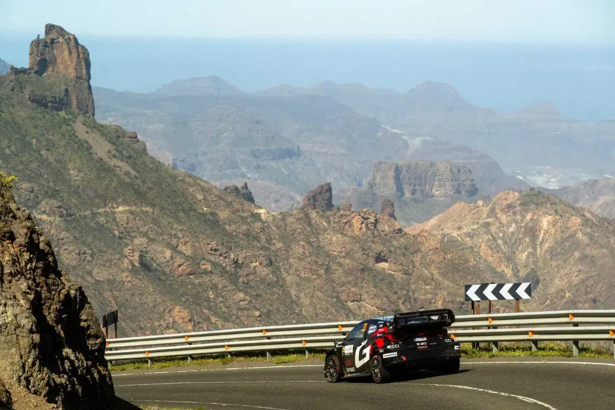 WRC25 Islas Canarias D2. Kalle Rovanpera Killer, Toyota armi letali [VIDEO] (7)