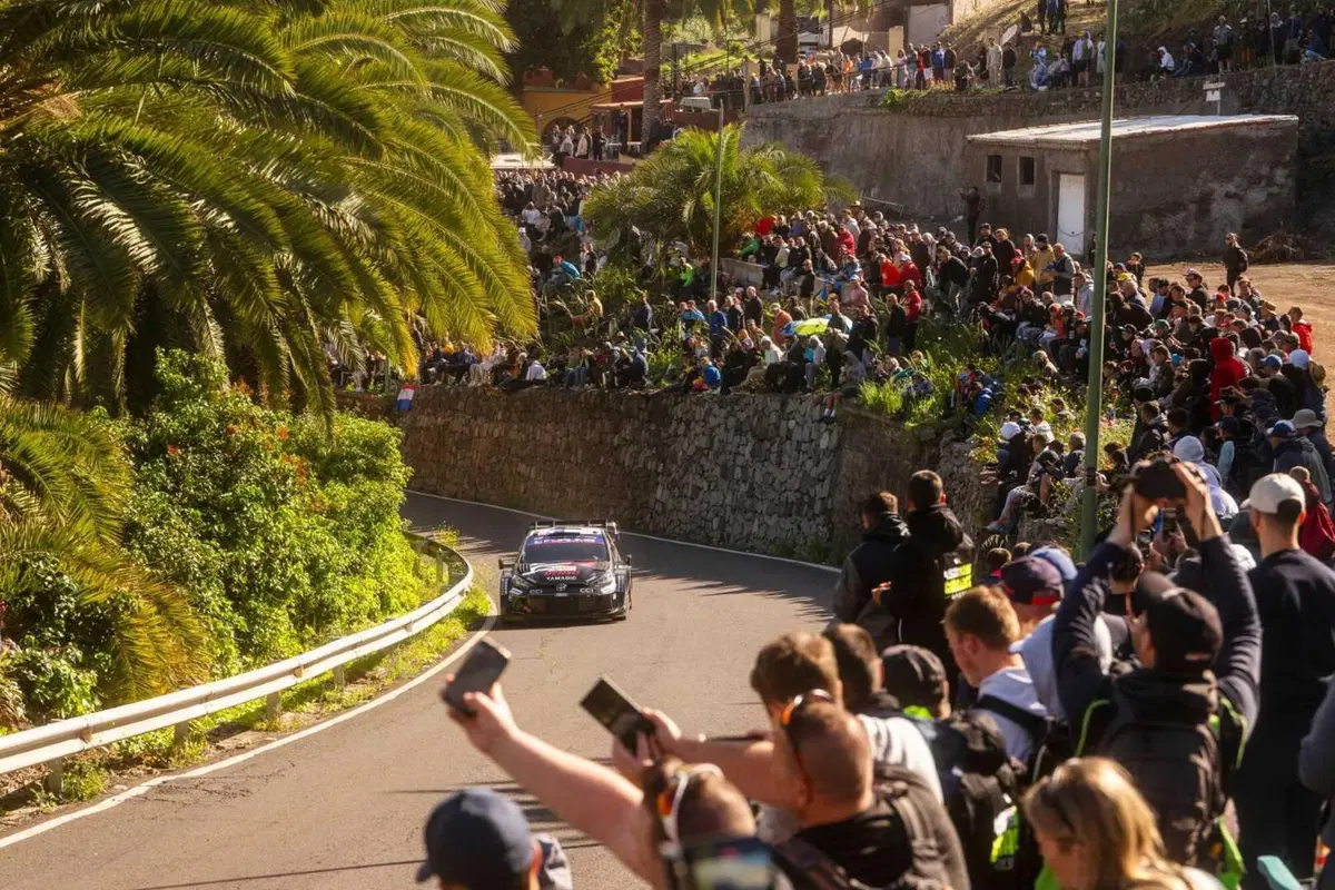 WRC25 Islas Canarias D2. Kalle Rovanpera Killer, Toyota armi letali [VIDEO] (11)