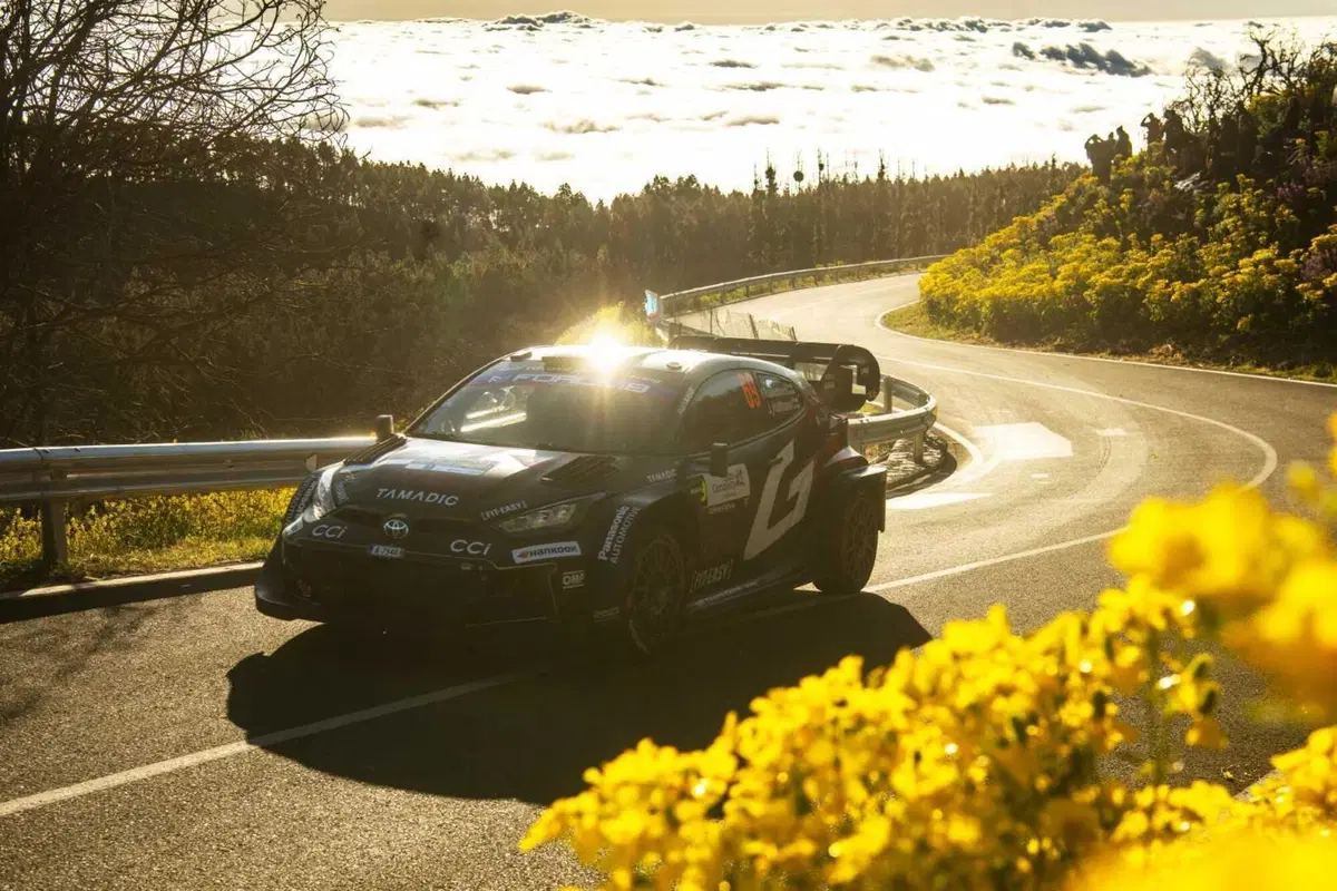 WRC25 Islas Canarias D2. Kalle Rovanpera Killer, Toyota armi letali [VIDEO] (12)